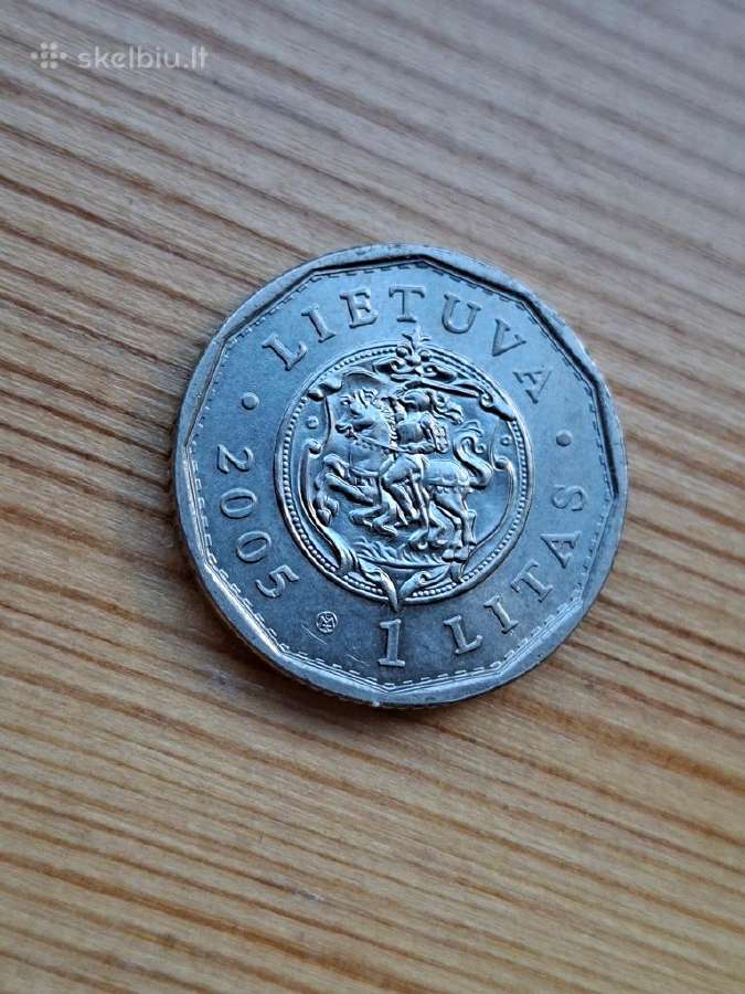 Lietuva 2005 1 litas (proginė) - nuotraukos Nr. 2