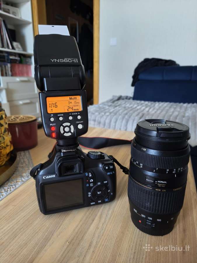 Canon EOS 1100d plius du Objektyvai Kaip Naujas.