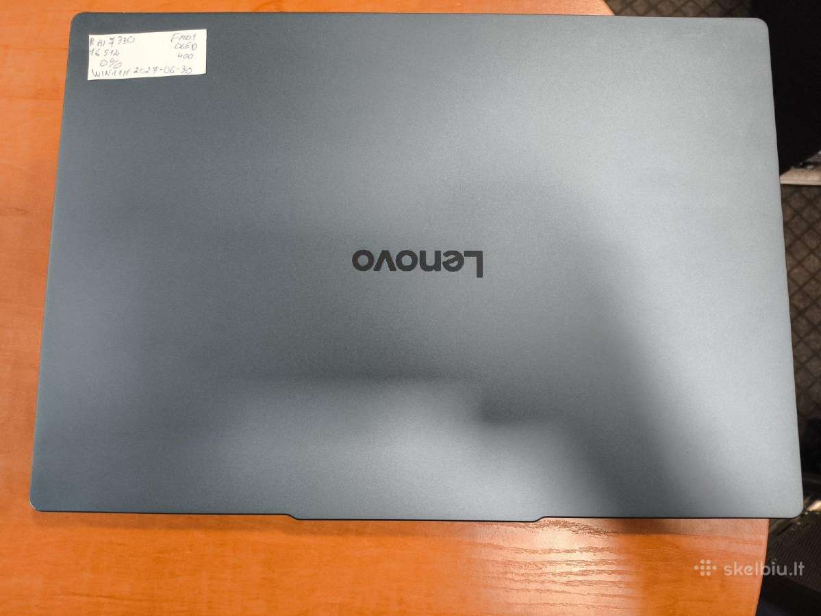 Yoga Slim 7 Oled Ryzen Ai 7 350 16gb 512gb 2027-06 - nuotraukos Nr. 3