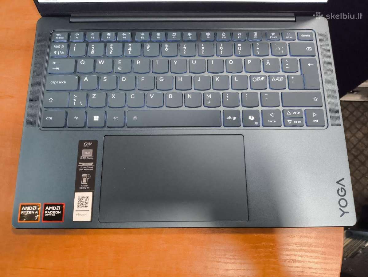 Yoga Slim 7 Oled Ryzen Ai 7 350 16gb 512gb 2027-06 - nuotraukos Nr. 2