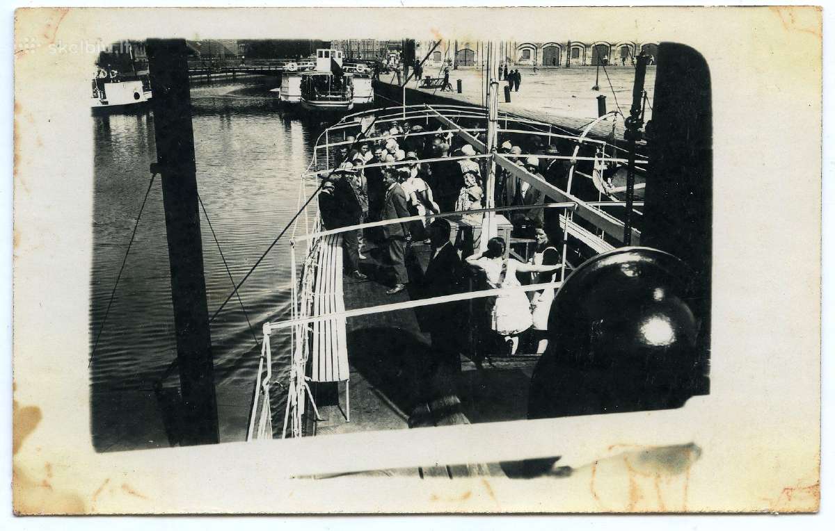 Uosto fotografija Klaipėda Memel 1930 m.