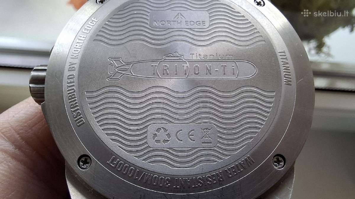 North Edge titanium solar 300 m (30 bar/30 atm) - nuotraukos Nr. 8