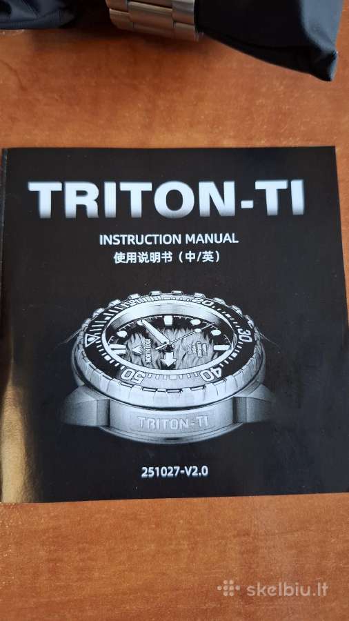 North Edge titanium solar 300 m (30 bar/30 atm) - nuotraukos Nr. 13