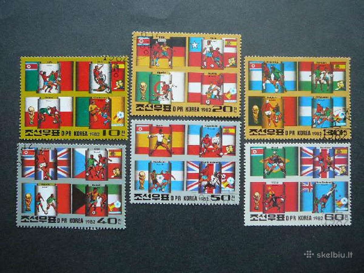 Futbolas Koreja 1982 antsp. kr250