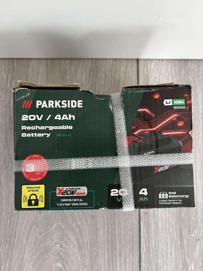 Parkside naujos baterijos akumuliatoriai 12 / 20v - nuotraukos Nr. 9