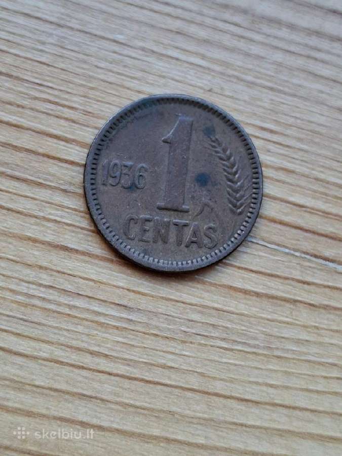 Lietuva 1936 1 centas