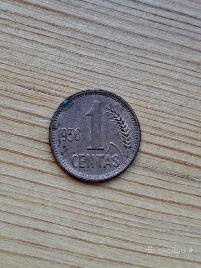 Lietuva 1936 1 centas