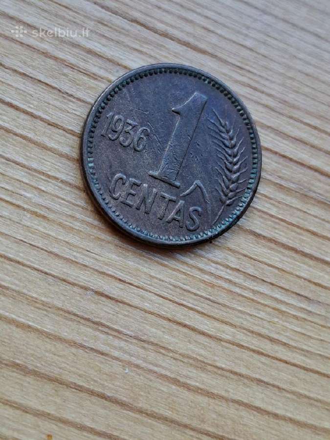 Lietuva 1936 1 centas