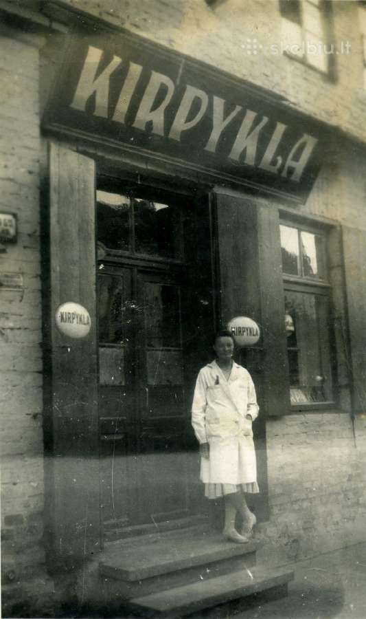 1930 fotografija Kaunas kirpykla