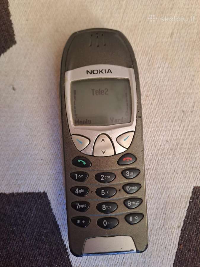 Pilnai veikianti nokia6210 su lt kalba