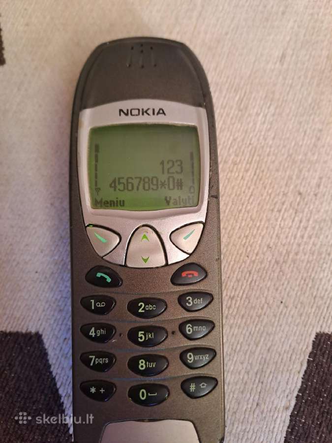 Pilnai veikianti nokia6210 su lt kalba - nuotraukos Nr. 2