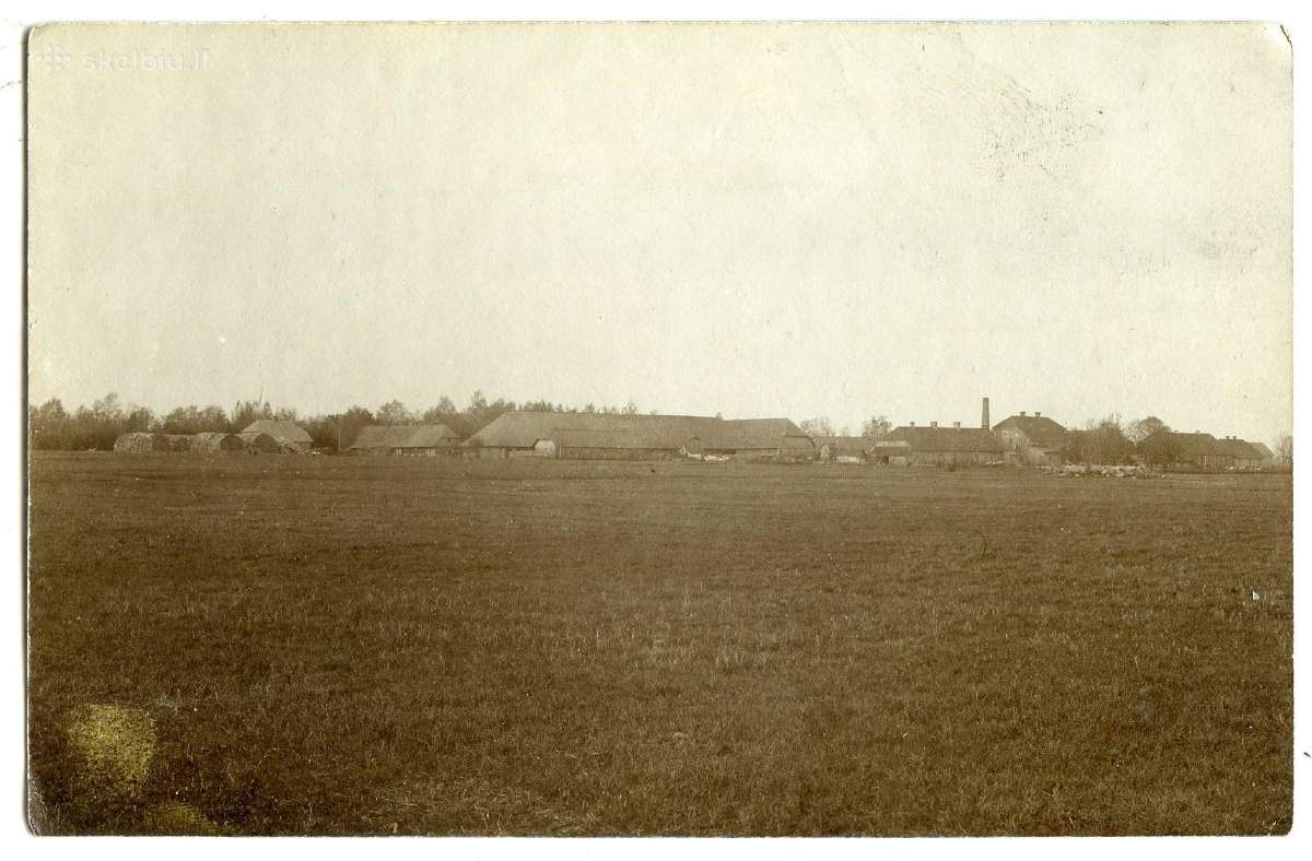 1920 fotografija Zubovo dvaras Medemrodė Akmenės r