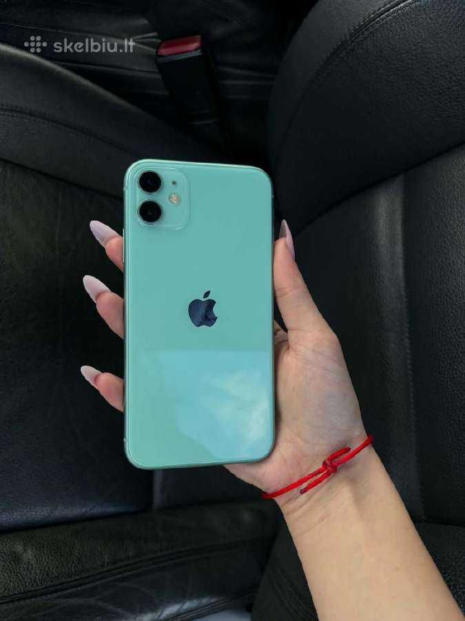 „iPhone 11“ idealios būklės. 100% Baterijos.