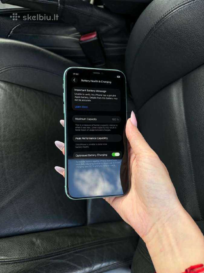 „iPhone 11“ idealios būklės. 100% Baterijos. - nuotraukos Nr. 3