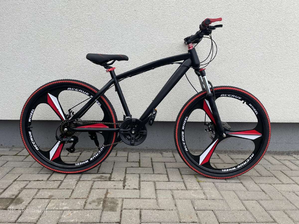 Kalnų dviratis Louke 1, 26", juodas