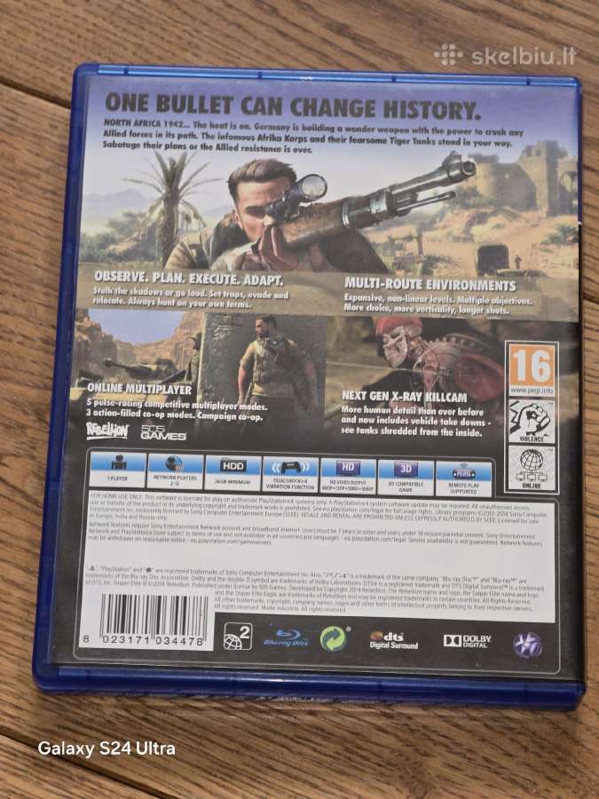 Sniper Elite 3 Playstation 4 - nuotraukos Nr. 2