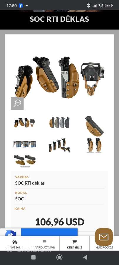 Soc Rig dėklas - nuotraukos Nr. 3