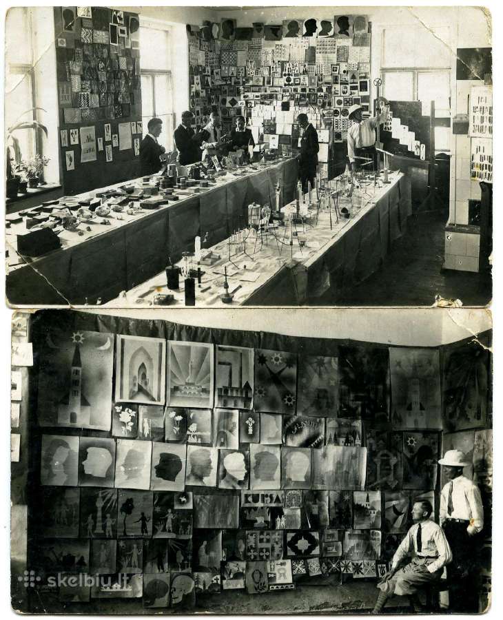 2 foto Šiauliai Mok. Seminarijos paroda 1930