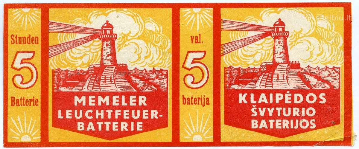 Klaipėda Švyrio barerijos Memel