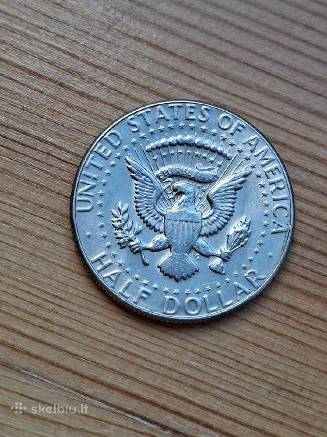 JAV 1969 1/2 doleris (sidabras) - nuotraukos Nr. 2