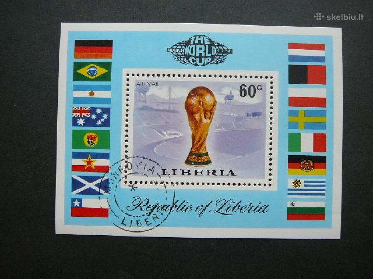 Futbolas Taure Liberija 1974 antsp. lib41a