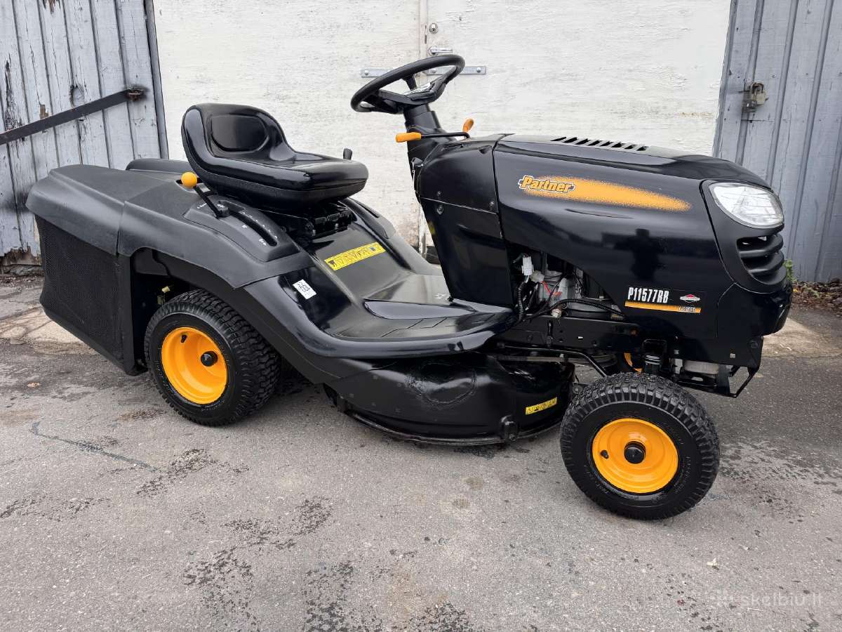 Partner su surinkimo bunkeriu Briggs variklis