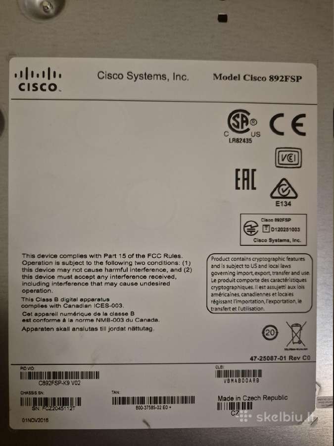 Cisco ir Audiocodes įranga viskas po 15 eur - nuotraukos Nr. 3