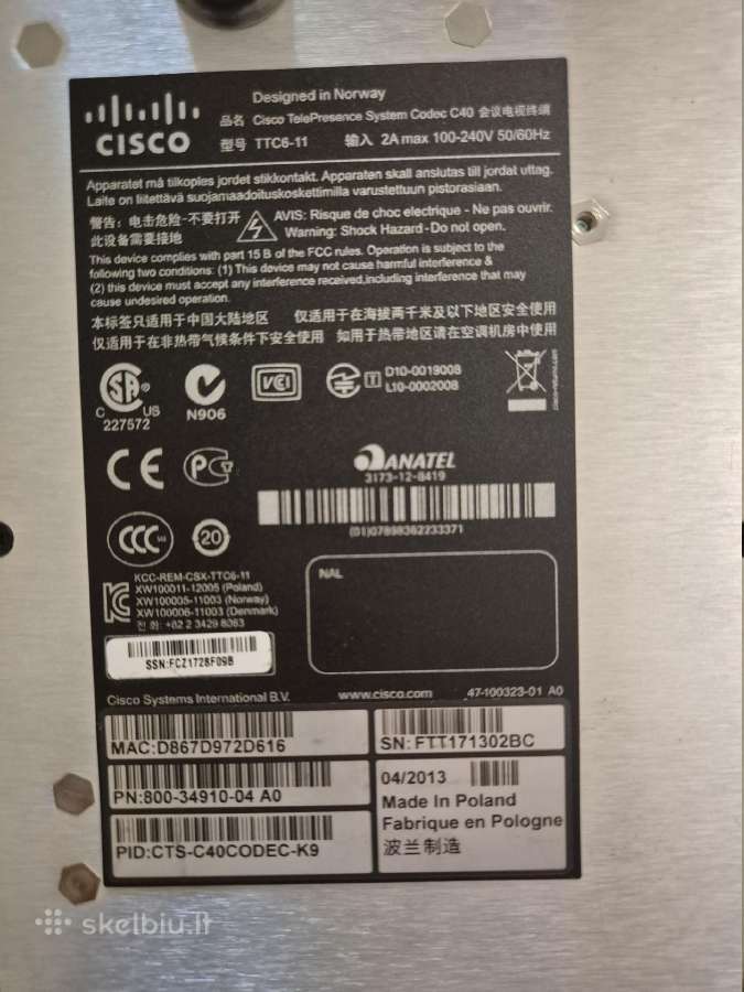 Cisco ir Audiocodes įranga viskas po 15 eur - nuotraukos Nr. 10