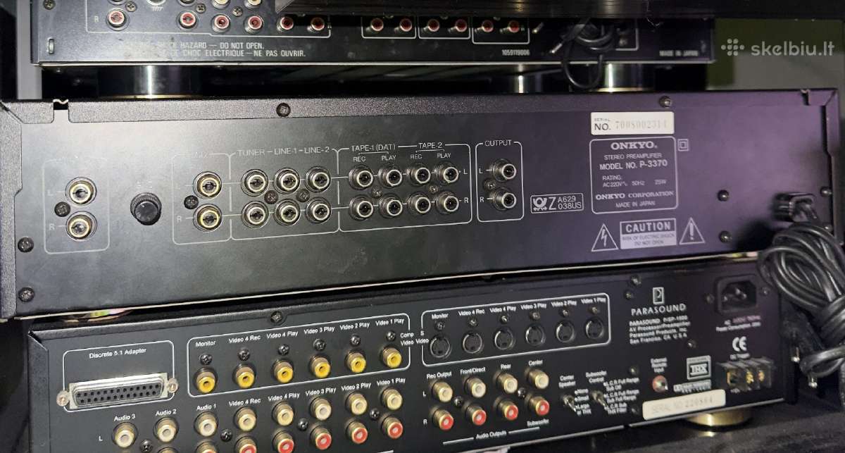 Onkyo p-3370 / pradiniai stiprintuvai / preamp - nuotraukos Nr. 2