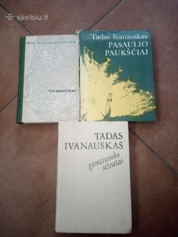 Trys Tado Ivanausko knygos