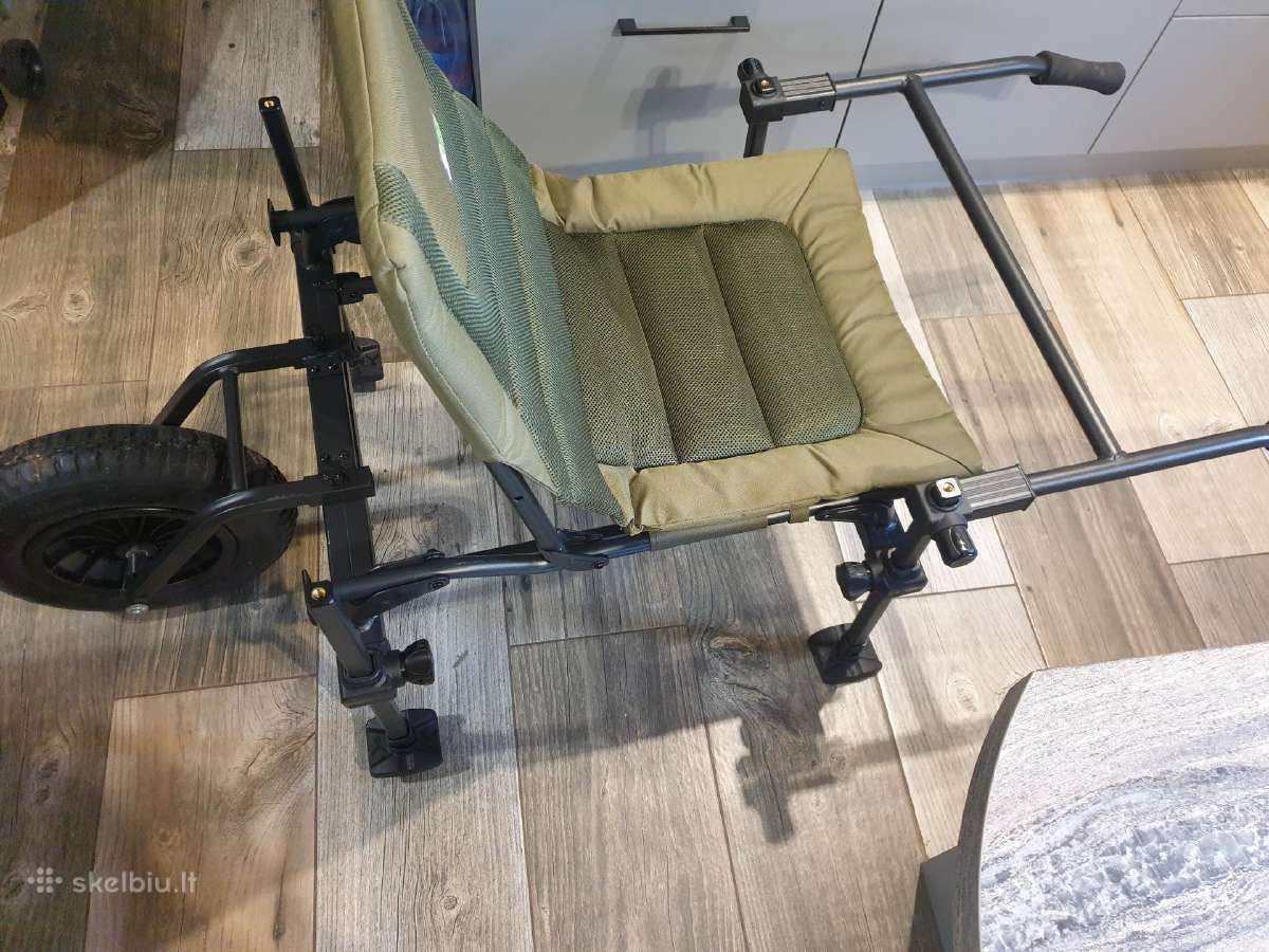 Korum kėdės transportavimo vežimėlis