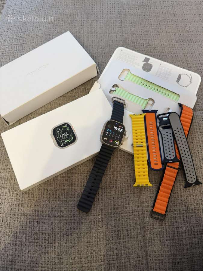 Apple watch ultra 3 su priedais