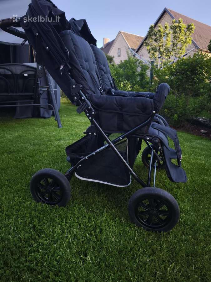 Dvynuku sportinis vežimėlis, labai geros būklės