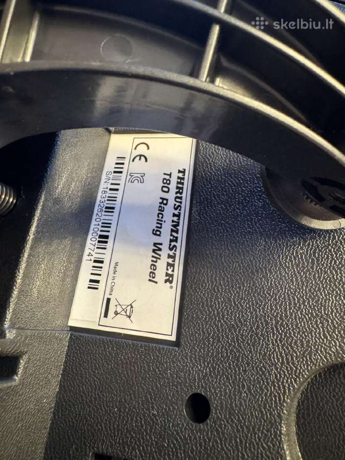 Parduodu Thrustmaster T80 Racing wheel! 40 eu - nuotraukos Nr. 2