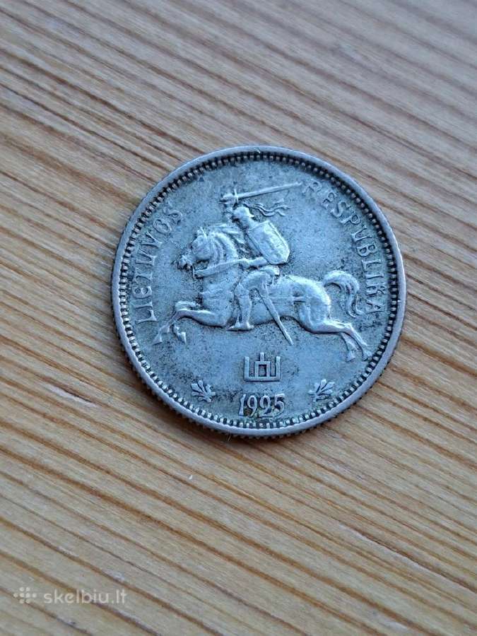 Lietuva 1925 2 litai (sidabras) - nuotraukos Nr. 2