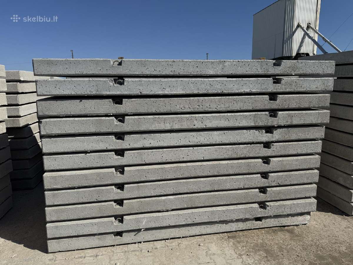 Betoninės kelio plokštės gelžbetoninės 300x150x15
