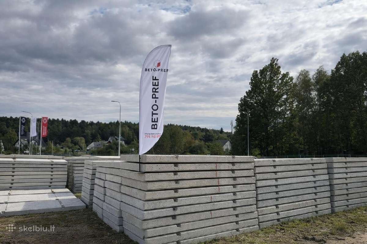 Betoninės kelio plokštės gelžbetoninės 300x150x15 - nuotraukos Nr. 2