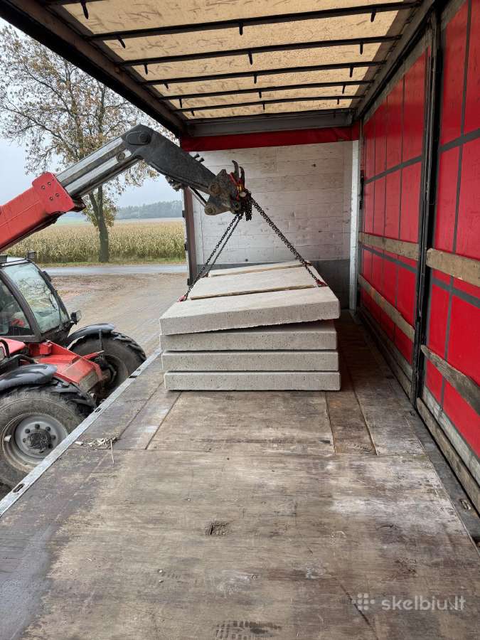 Betoninės kelio plokštės gelžbetoninės 300x150x15 - nuotraukos Nr. 4