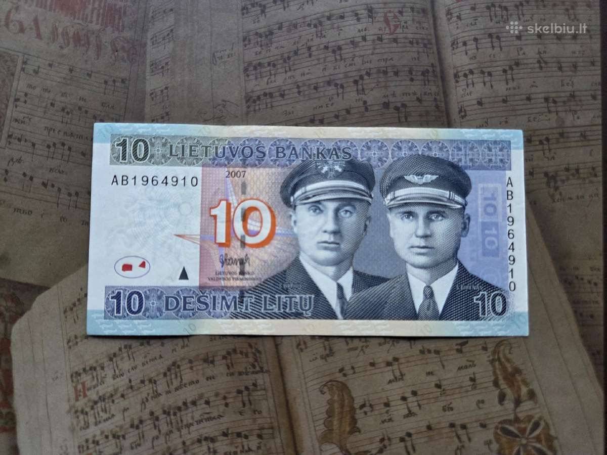 10 litų 2007 Lietuva
