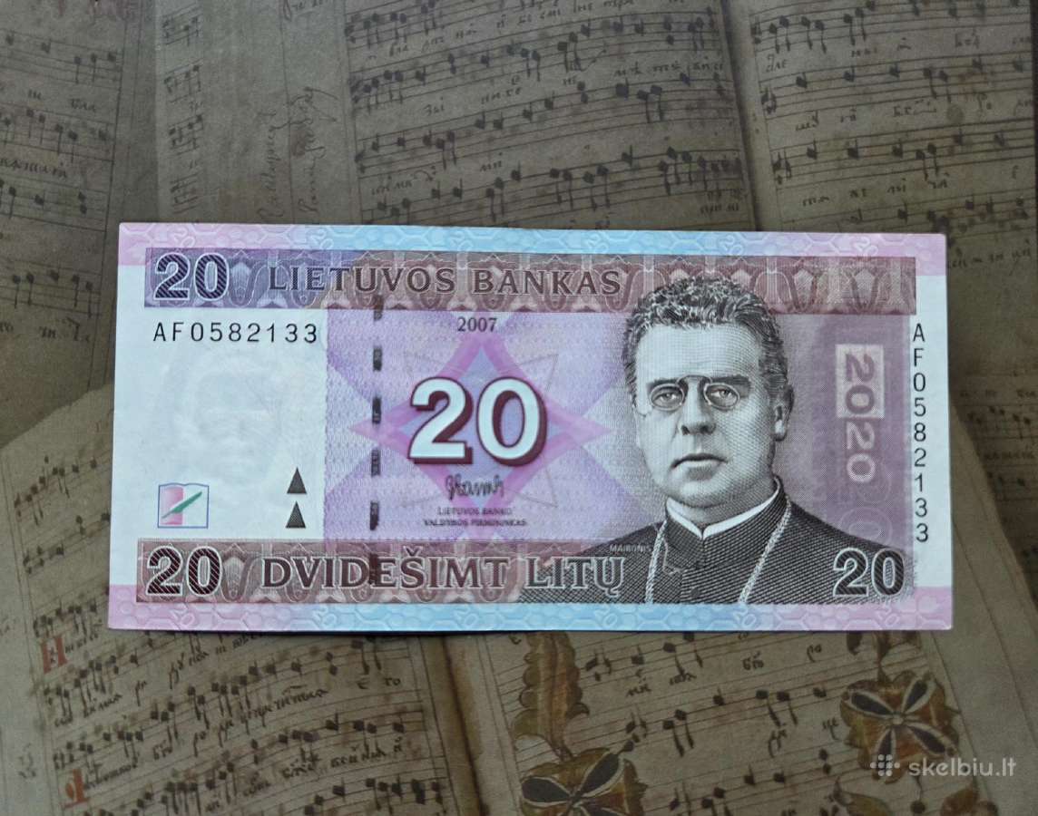 20 litų 2007 Lietuva