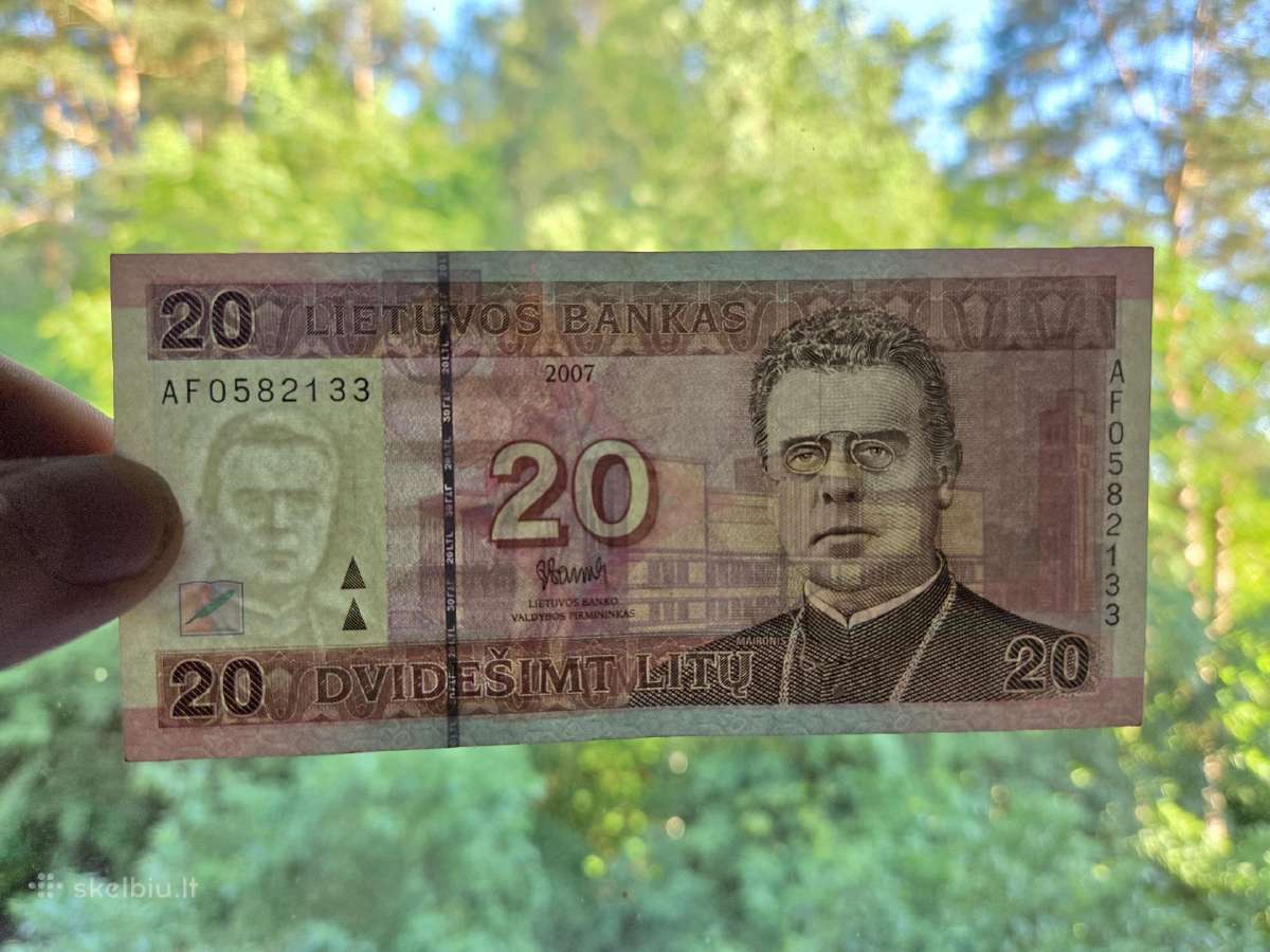 20 litų 2007 Lietuva - nuotraukos Nr. 3