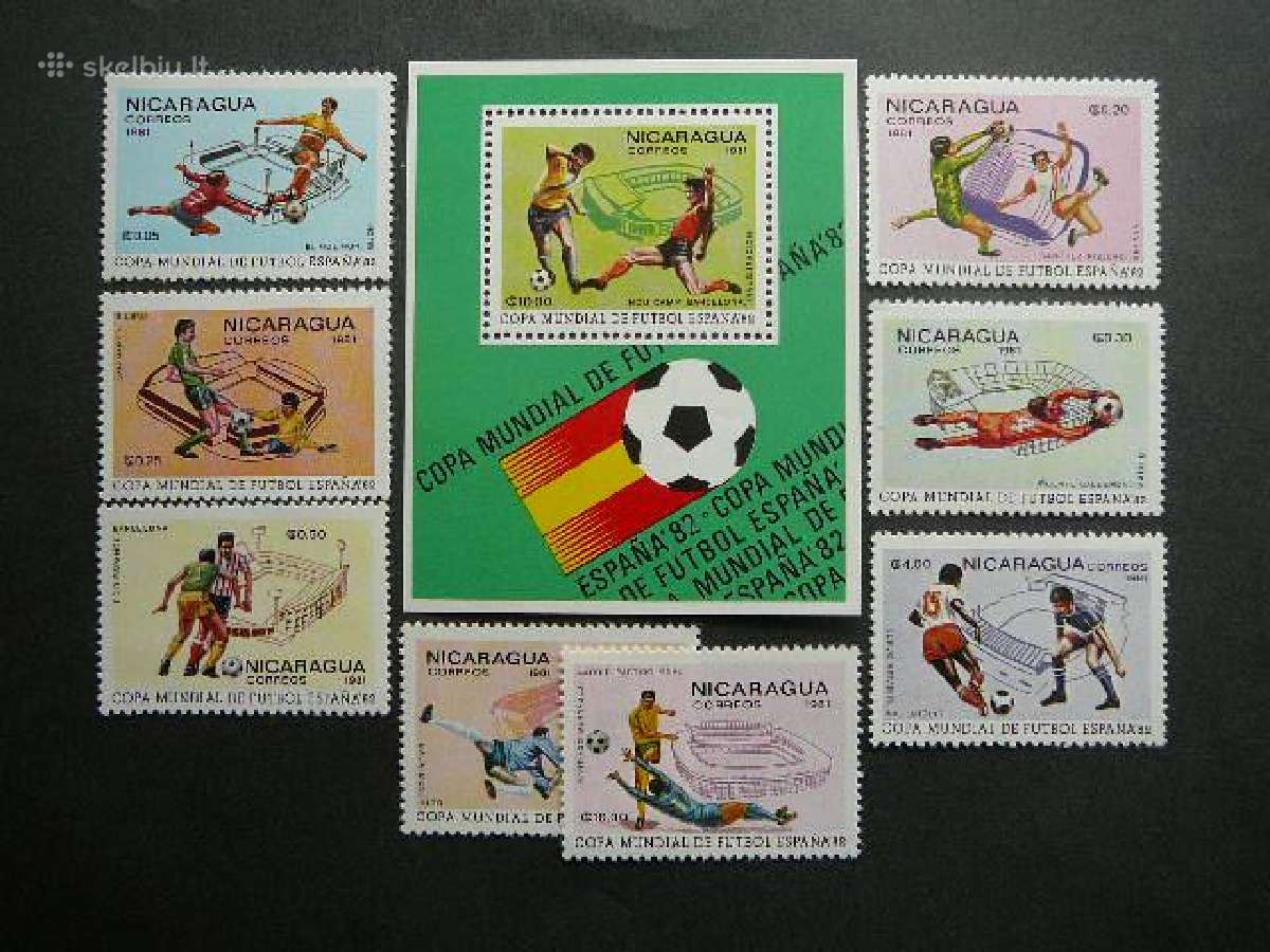 Futbolas Nikaragva 1981 Mnh nk269