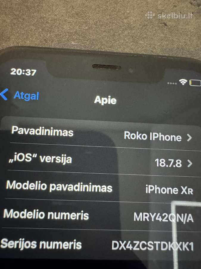 iPhone Xr 64gb - nuotraukos Nr. 2