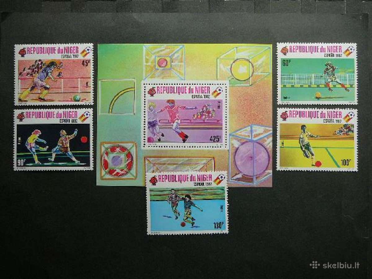 Futbolas Nigerija 1982 Mnh ng236