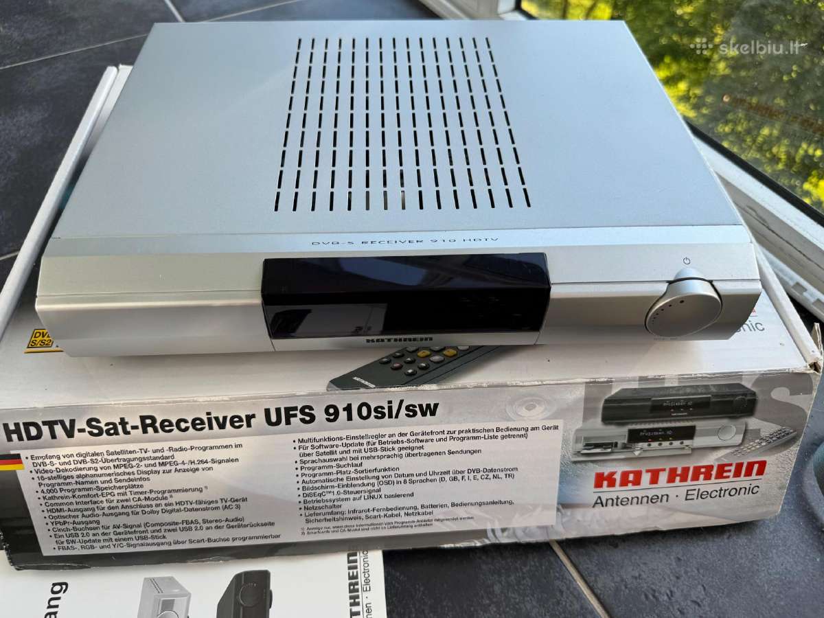 Vokiškas Hdtv palydovinis imtuvas Kathrein