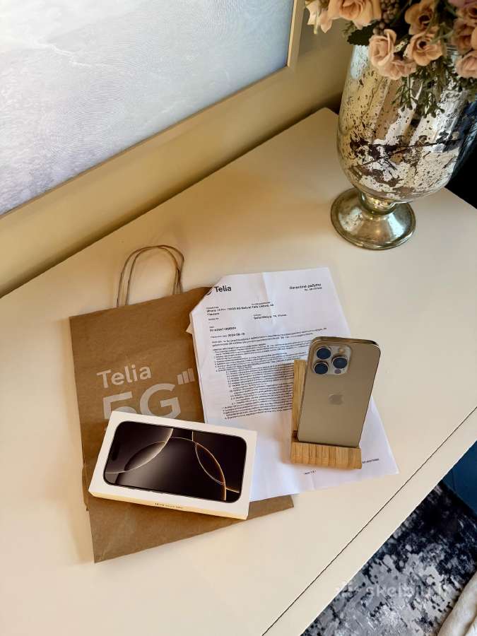 iPhone 16pro 128 GB su Telia garantija .