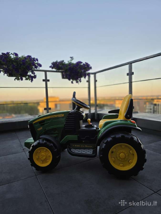 Elektrinis vaikiškas traktorius John Deere Ground