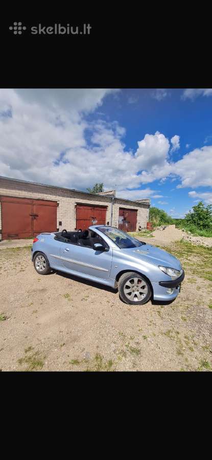 Parduodamas Peugeot 206cc kabrioletas