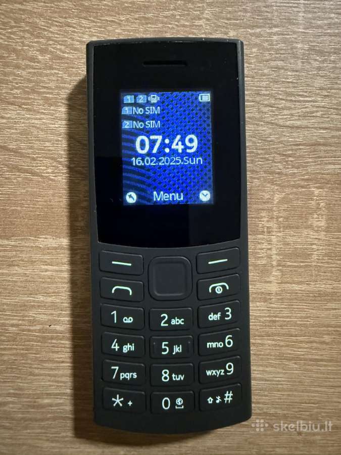 Nokia 105 4G (2nd Gen, Ta-1691) – Parduodamas