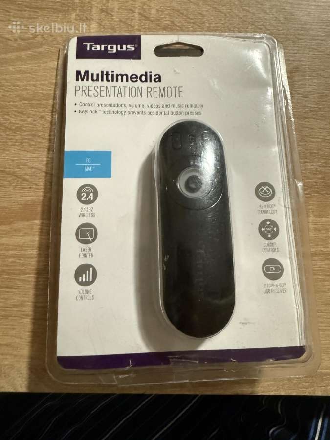 Targus Multimedia Presentation Remote – Naujas
